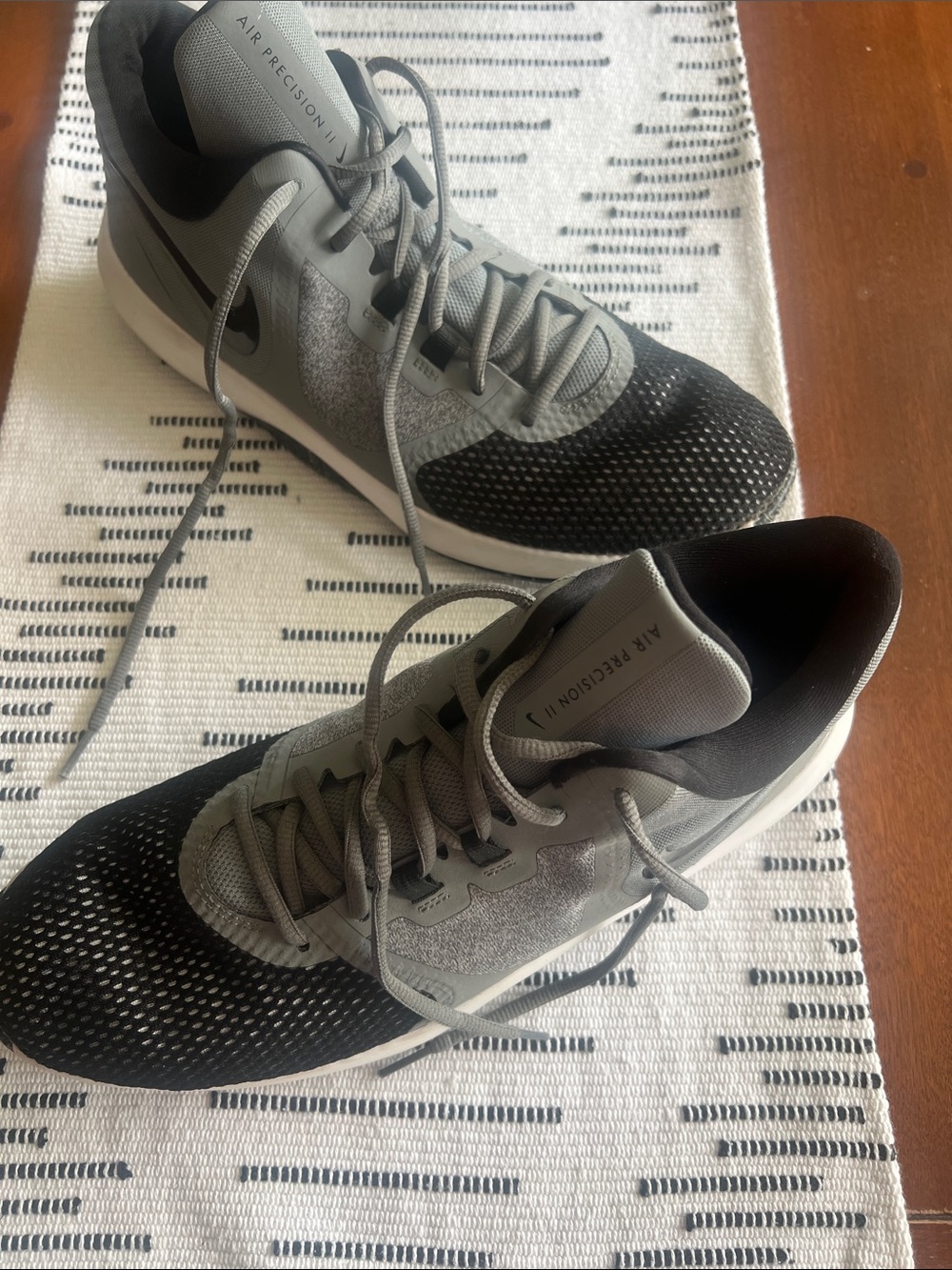 Nike Grey and Black Running Sneakers